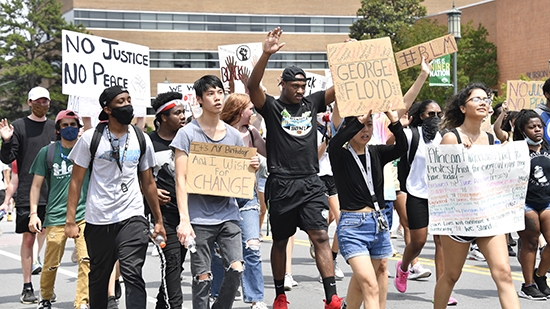 BLM March on campus